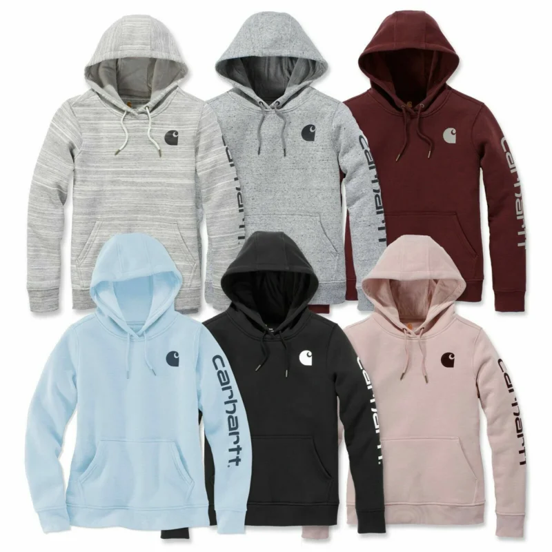 Carhartt Damen Hoodie Logo Sleeve Graphic Sweatshirt 102791