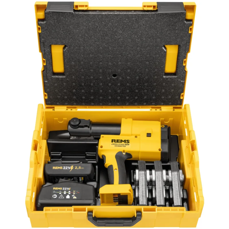 REMS - Akku-Press 22V Connected Set V 15+22+28 L-Boxx 576036 R220