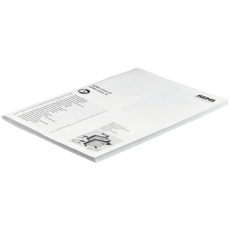 REMS - Betriebsanleitung REMS Cobra 172165 R