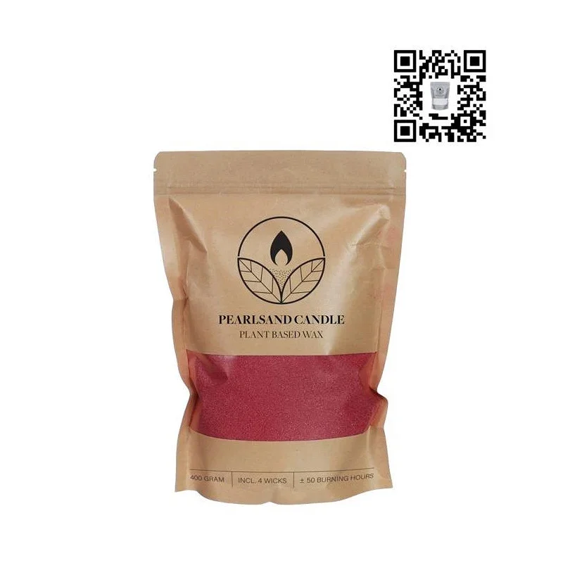 Pearlsand Candle 400gr Bordeaux