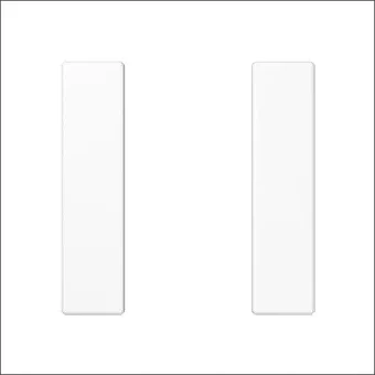 JUNG A501TSAWW Bedienelement / Zentralplatte Schalterprogramm 55 mm