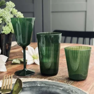 Glas Claire 500 ml. Grün - 2 Stk.