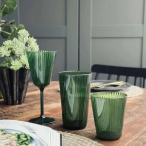 Glas Claire 300 ml. Grün - 2 Stk.