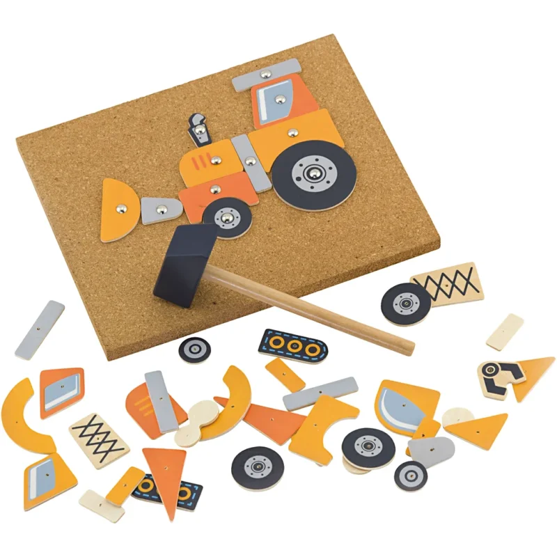VIGA hammer mosaic set, Vehicle, size 23x18 cm