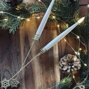 Kerzenhalter für Weihnachtsbaum STAR - 6 Stk.
