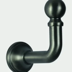 2 Raffhalterhaken aus Stahl in Schwarznickel – 50 mm
