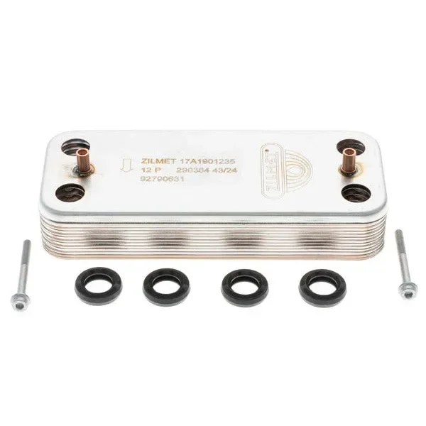 Intercambiador de placas para caldera Thermor Logic Micro 24kw 161121