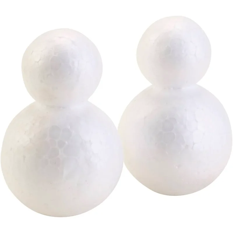 Polystyrene figures, H: 6.5 cm, 50 pc