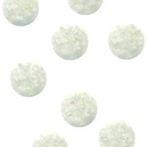 Balles rebondissantes pour piñata iridescentes effet bulles pour enfant blanc iridescent