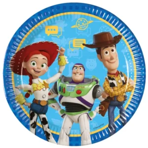 8 Toy Story 5™ Teller aus Pappe Ø 23 cm