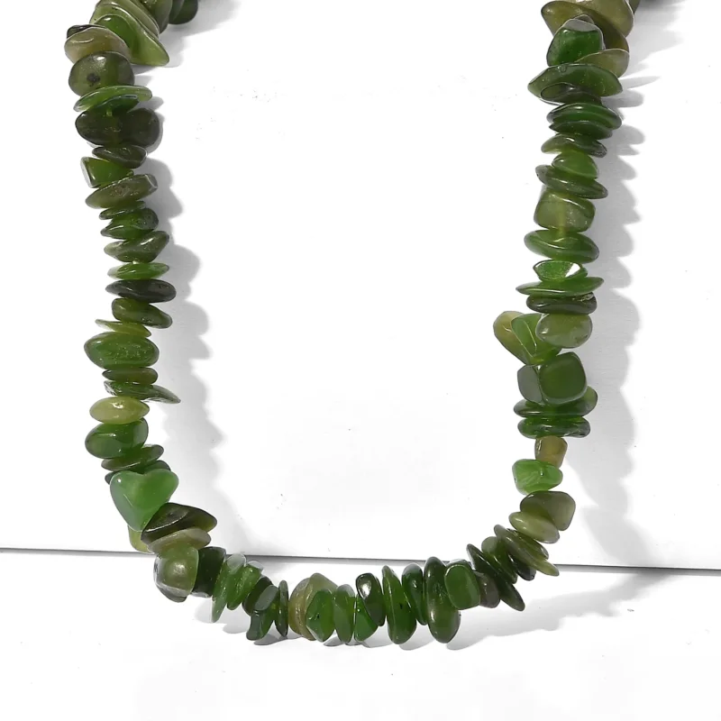 Nephrit Halskette 70 cm ca. 355.00 ct