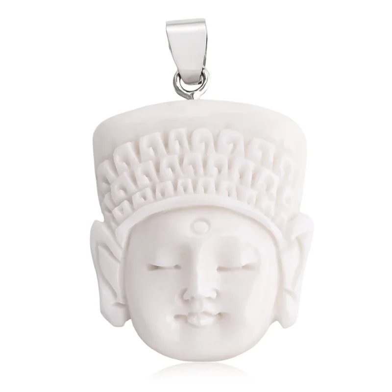 Royal Bali - Ox Bone Anhänger 925 Silber ca. 21.91 ct