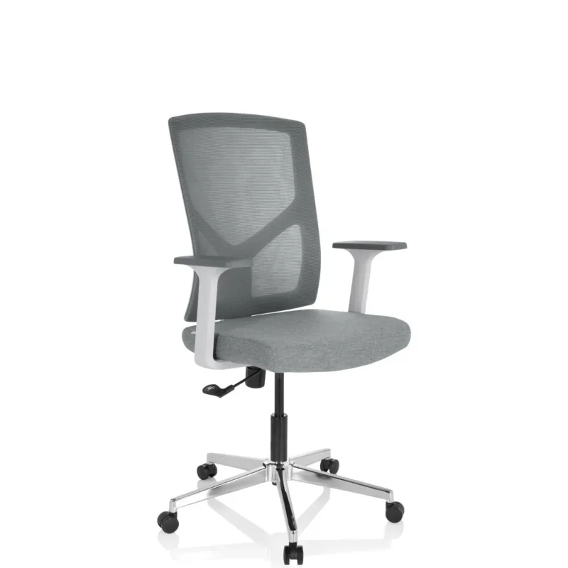 B-Ware Hjh Office Bürostuhl Drehstuhl Breton Base W Schreibtischstuhl Stuhl Grau134