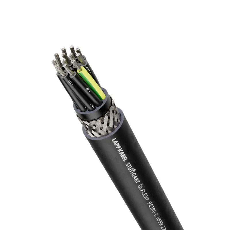 Lapp Kabel&Leitung - Energiekabel >= 1 kV, für ortsveränderlichen Einsatz ÖLFLEX PETRO C HFFR 0023244/1000 5G2,5 BK − 1000 Meter