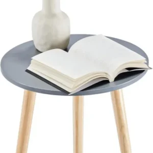 Runder Couchtisch Beistelltisch 42 cm Höhe 51 cm Massivholz