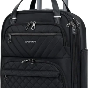 Handgepäck Koffer Trolley 40cm Carry On Untersitzer 16-Zoll Schwarz