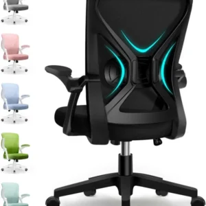 Ergonomischer Bürostuhl mit Armlehnen und Wippfunktion