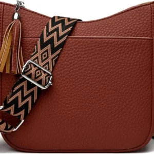 Umhängetasche Damen Klein Leder Crossbody Rot Luxus Frauen Tasche