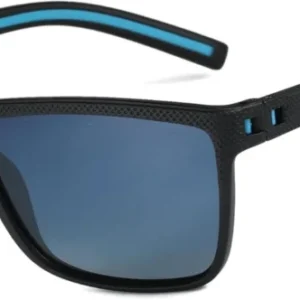 Polarisierte TR90 Quadrat Sonnenbrille Herren UV400 Schutz Blau