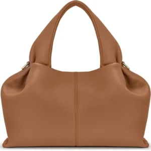 Elegante Knödel-Handtasche PU Leder Umhängetasche Crossbody