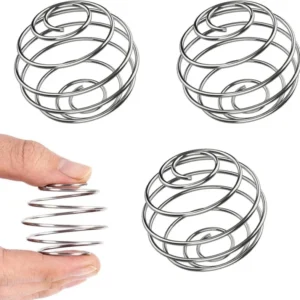 Edelstahl Protein Shaker Ball Blender 3er Set 48mm
