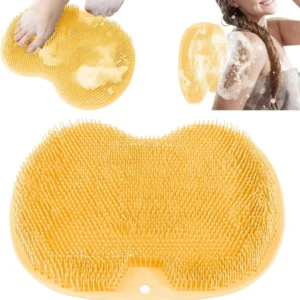 Silikon Fußmatte Dusch Massage Pad Rutschfest Gelb
