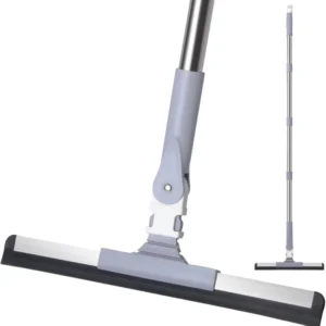 Bodenwischer mit Gummiklinge und Teleskopstiel 120cm