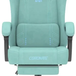 Ergonomischer Gaming Stuhl mit 360° Drehfunktion in Blau