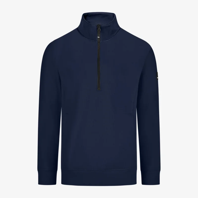 FHB Zip-Sweatshirt Troyer Kalle unisex Marine 821150