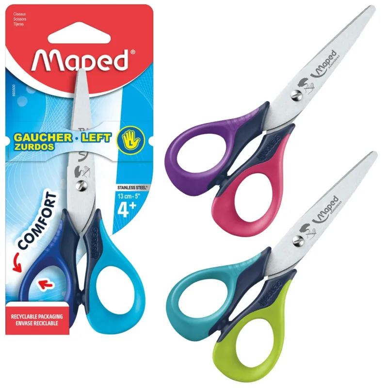 Maped-Kinder-Schere-13-cm-Sensoft-fuer-Linkshaender-Flexgrif-abgerundet-693500-online-kaufen-lafueliki