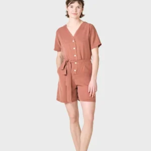 Klitmøller Collective ApS Marna short jumpsuit Jumpsuits Burnt Sienna