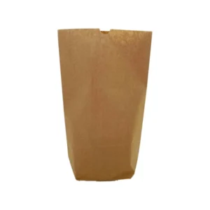 Kreuzbodenbeutel Kraft 26x36.5cm | Inhalt 3kg- 1-Lagig Braun 70g/m² (100 Stück) [PAK2615]