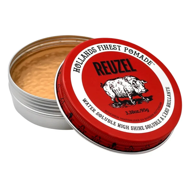 Rote wasserlösliche Pomade - Hochglanz, 95 g.