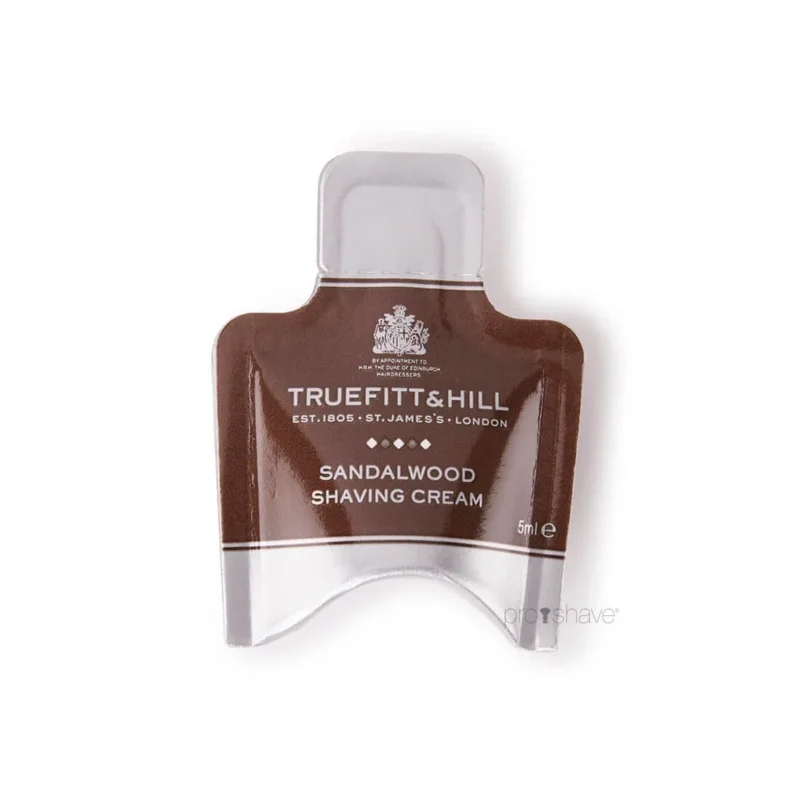 Sandalwood Rasiercreme Probenpackung, 5 ml.