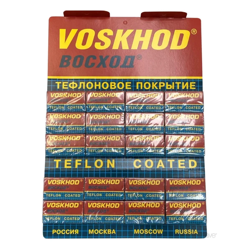 Teflonbeschichtete DE-Rasierklingen, 1 bar, 20x5 Stück (100 Stück)