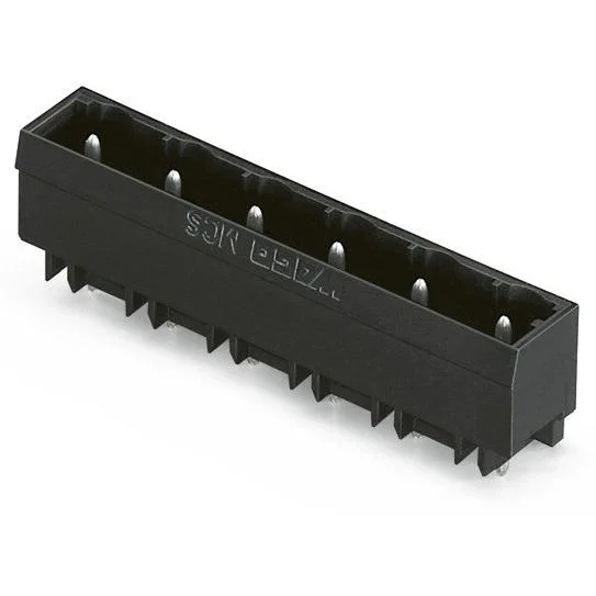 WAGO GmbH & Co. KG - Leiterplattensteckverbinder THR - Stiftleiste Lötstift 231 - 26#4045454901066 1,2x1,2,gerade,sw − 50 Stück