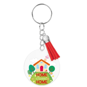 Acryl sleutelhanger Home sweet home van Paper Dreams koop je bij Partywinkel