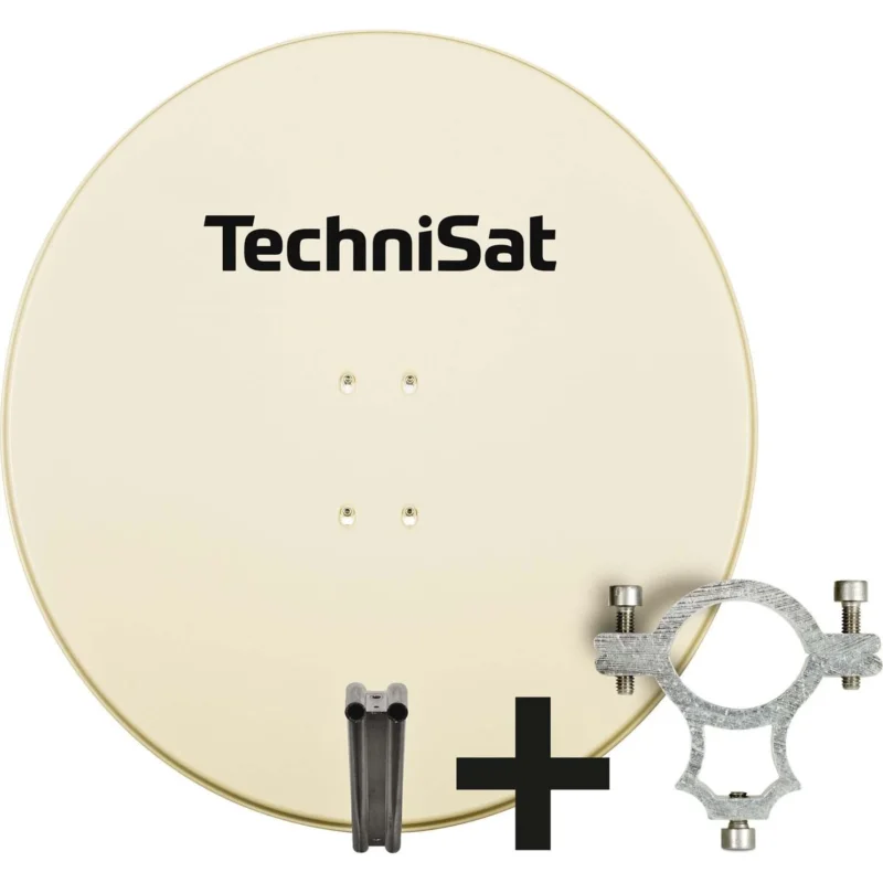 TechniSat - Satellitenantenne SAT-Außenanlage SATMAN1085/1444 850 Plus,beige