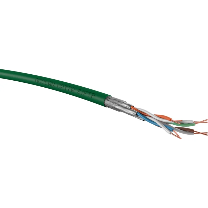 Acome - Daten- und Kommunikationskabel ACOLAN 1500SFS Kat.7A grün R8484A-Cca-T500 8P S/FTP AWG22 − 24000 Meter
