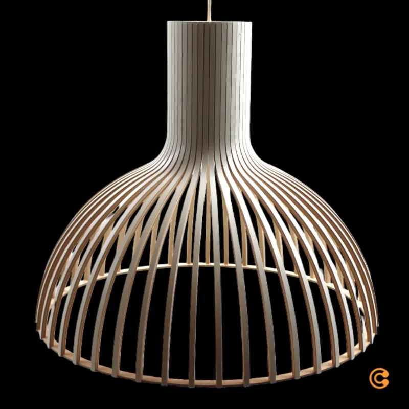 B-Ware Secto Victo 4250 Pendelleuchte Deckenlampe Hängeleuchte ø 56 X H 48 Cm Weiß - 6430053140394