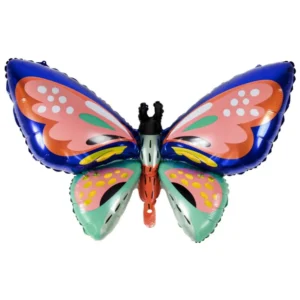 Folienballon Schmetterling mehrfarbig (88 x 54 cm)