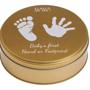 BamBam hand - en voetafdrukset Gold koop je bij Babywinkel