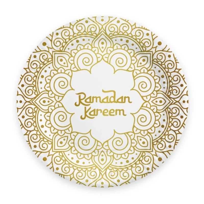 Borden Ramadan Kareem 23cm 8st van WeFiesta koop je bij Partywinkel
