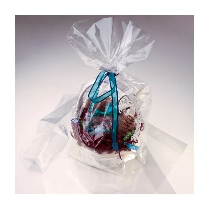 Plastic Bags with Bottom Gusset 25,4x10x35,6cm