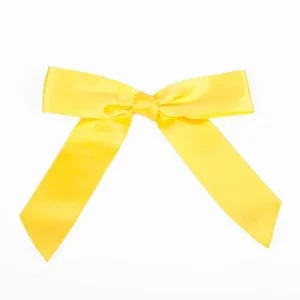 Bows pre-tied Yellow 2.2cm