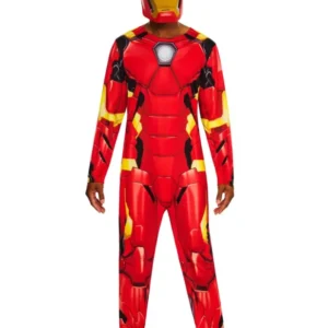 Déguisement classique Iron Man™ pour adulte rouge et jaune avec masque