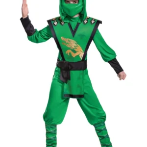 Déguisement LEGACY deluxe Lloyd Ninjago LEGO pour enfant vert
