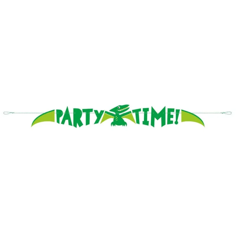 Dino Letterslinger Party Time 1,53m van Unique koop je bij Partywinkel