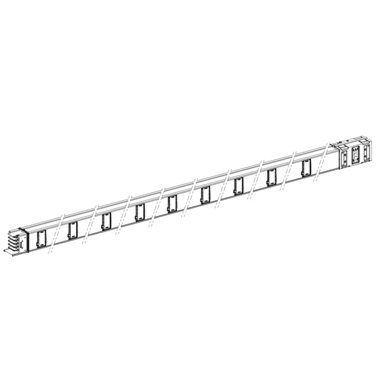 Schneider Electric - Schienenverteilereinheit VerteilerstreckenstĂĽck KSA630ED45018 gerade, 5m, 630A