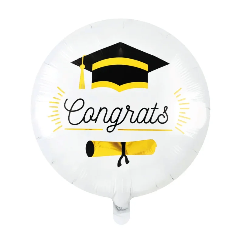 Geslaagd Helium Ballon Congrats Leeg 45cm van WeFiesta koop je bij Partywinkel
